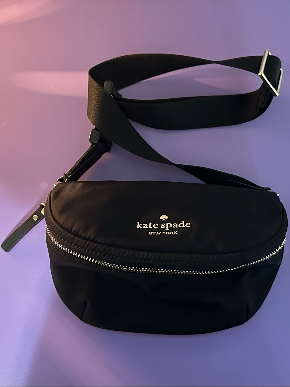 Kate Spade New York Black Nylon Belt Bag